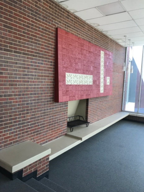 Fireplace in the Library
